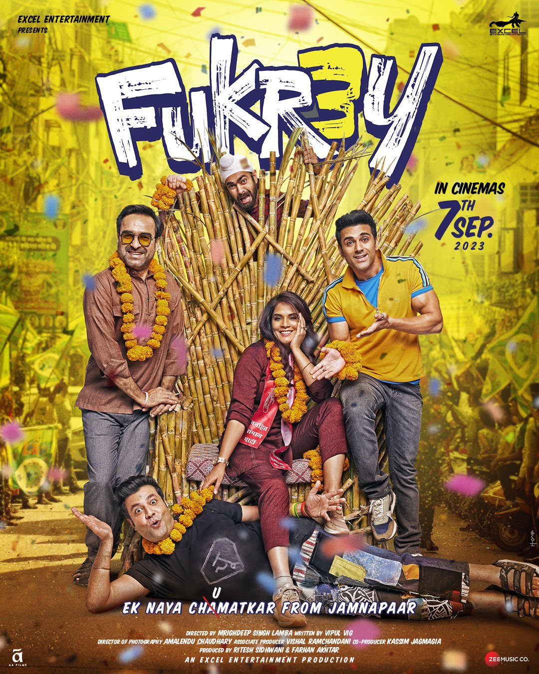Fukrey 3 (2023) Hindi Full Movie Watch Online HD Print Free Download
